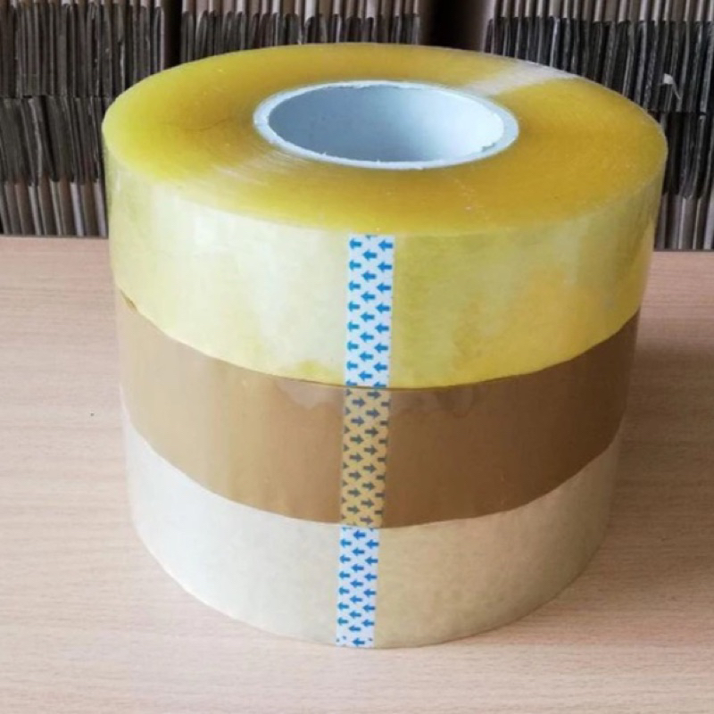 Băng keo đóng hàng 1kg , băng dính lõi nhựa mỏng 1kg