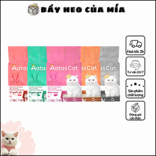 Cát vệ sinh cho mèo - cát tofu aatas 6l