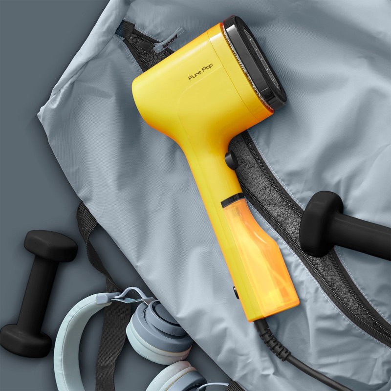 Bàn ủi hơi nước cầm tay Tefal Pure Pop DT2026E1, màu vàng