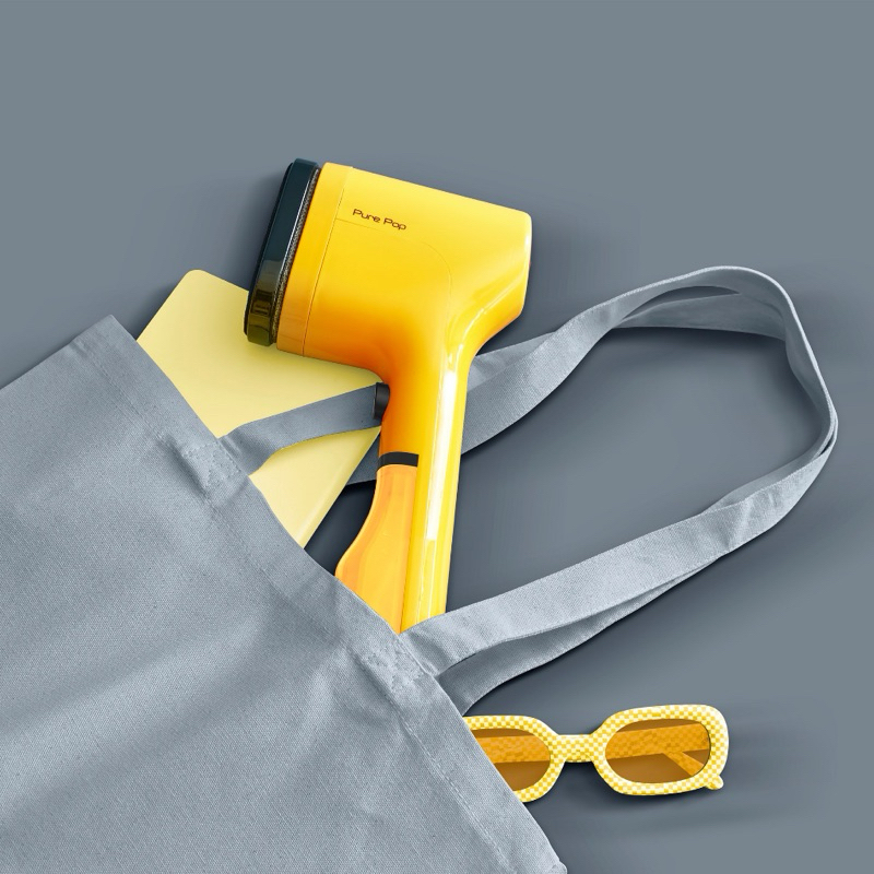 Bàn ủi hơi nước cầm tay Tefal Pure Pop DT2026E1, màu vàng