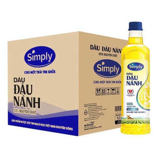 Dầu đậu nành simply 1 lít