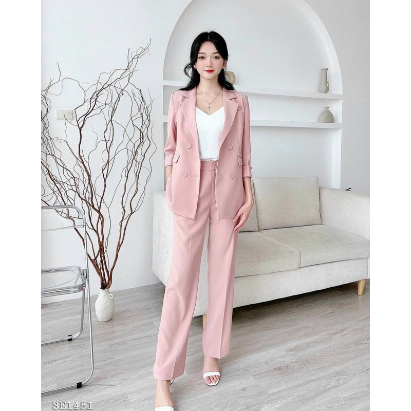 Áo blazer tay lỡ M453 dáng áo công sở 2 lớp cao cấp