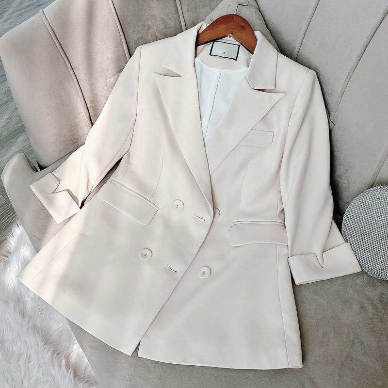 Áo blazer tay lỡ M453 dáng áo công sở 2 lớp cao cấp