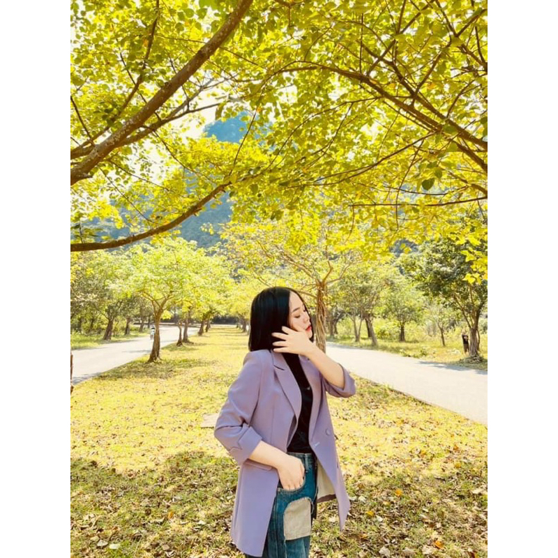 Áo blazer tay lỡ M453 dáng áo công sở 2 lớp cao cấp