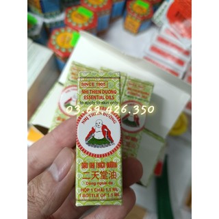 Dầu Nhị Thiên Đường 1.5ml/dầu gió nhị thiên đường công thức gốc 1905