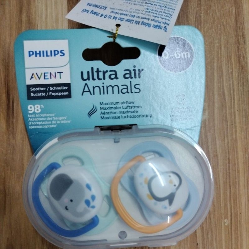 Ty ngậm hình thú Avent - Vỉ đôi SCF080/06