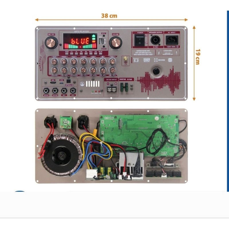 Bo mạch loa kéo DSP V250 Công suất lớn