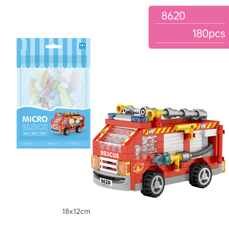 Bộ Đồ chơi lắp ráp mô hình phương tiện giao thông 8613-8624