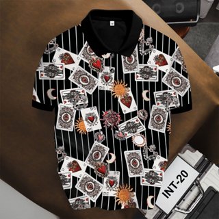 áo POLO INT 20 thun cổ bẻ - áo polo nam/nữ phong cách thời thượng vải Poly Thái thoáng mát.