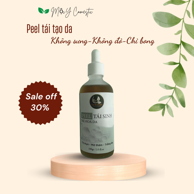 Tinh chất tái tạo ko sưng ko đỏ trắng da se khí lỗ chân lông handmade