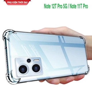 Ốp lưng Redmi Note 11T Pro / Note 12T Pro 5G / Poco X4 GT / Redmi 7 / Note 12R 5G dẻo trong suốt lồi 4 góc chống ố vàng