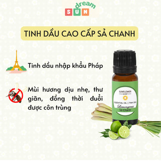Tinh Dầu Sả Chanh SunFlower Cao Cấp Giúp Khử Mùi, Diệt Khuẩn Giảm Căng Thẳng Và Tăng Cường Hệ Miễn Dịch