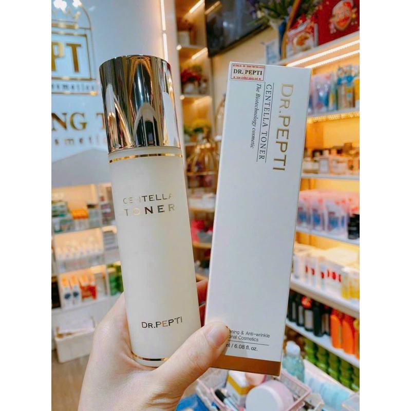 Nước Hoa Hồng Dưỡng Da Căng Bóng Dr.Pepti Centella Toner 180ml