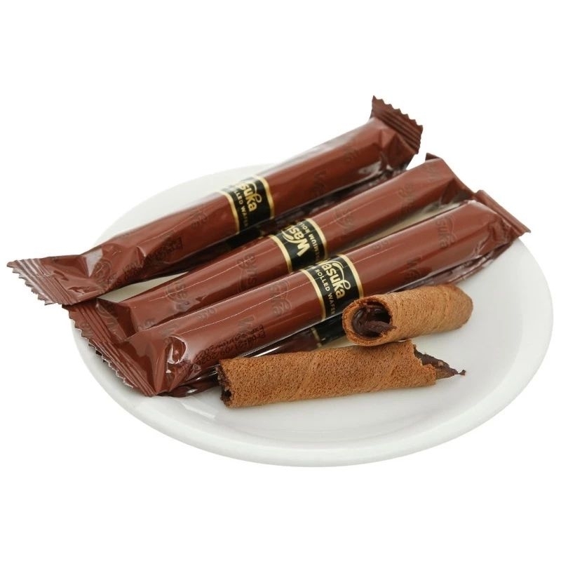 Bánh Quế Wasuka Premium Rolled Wafer Vị Chocolate