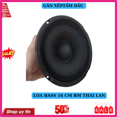 Loa bass 16 bm hàng thailan toàn vành 16.8cm từ 100 côn 4 lớp công suất 150w-1 chiếc