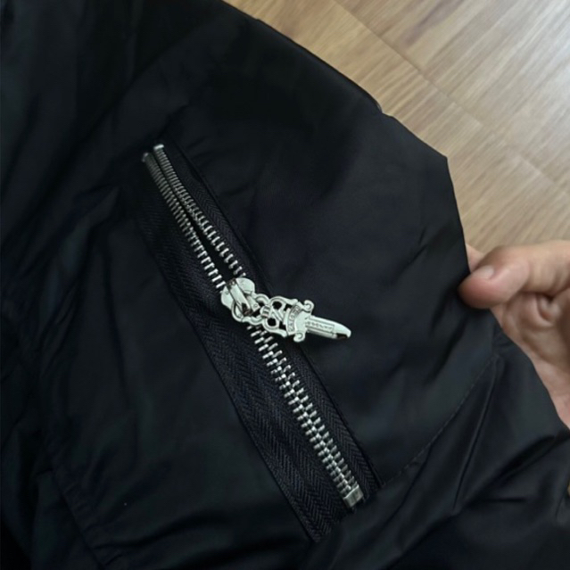 Bomber Trần Bông ChromHearts Mùa Đông