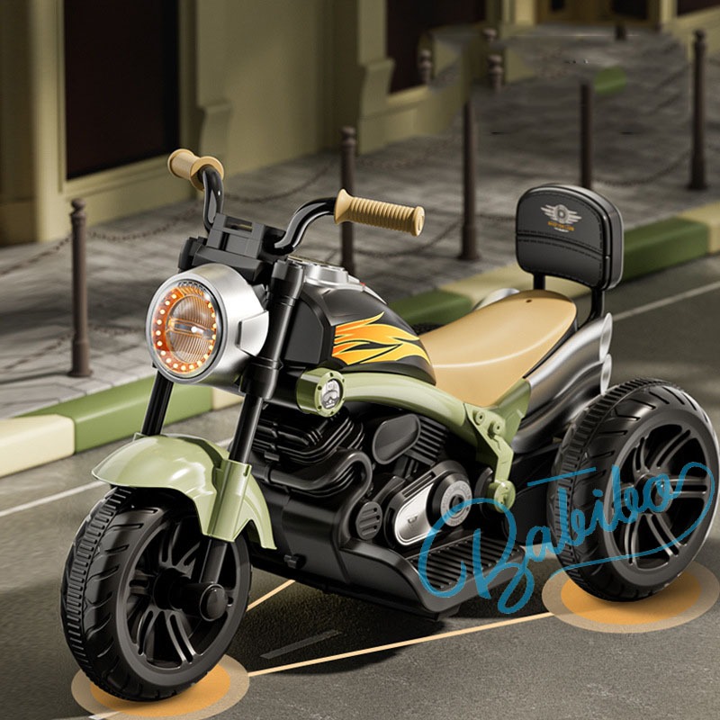 Xe máy điện trẻ em, xe mô tô cho bé có nhạc