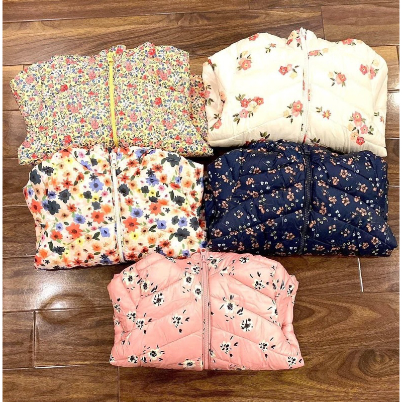 Áo phao siêu nhẹ bé gái Z.A.R.A xuất dư xịn