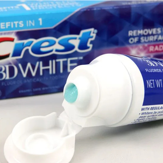 Kem Đánh Trắng Răng White Advanced Radiant Mint 107g, Scope Outlast Complete Whitening Toothpaste 153g