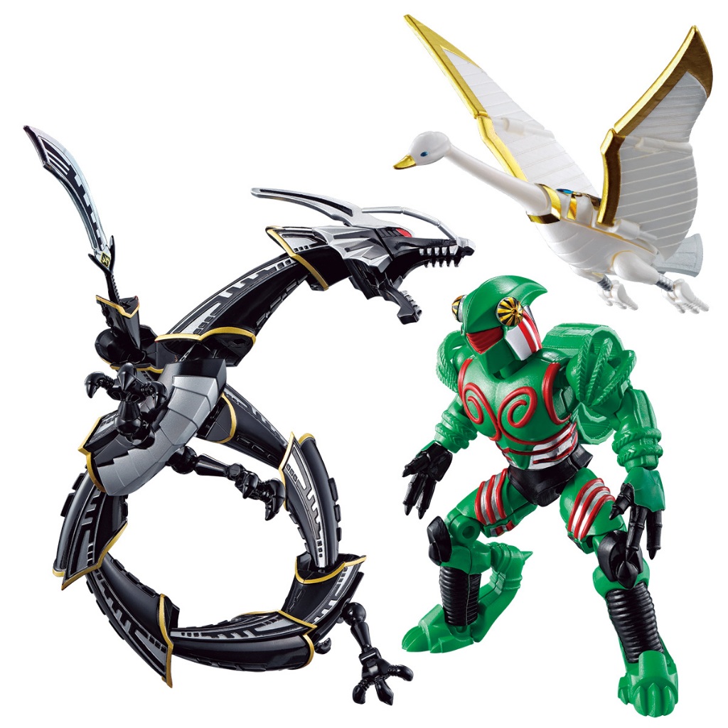 Mô hình SODO CHRONICLE Kamen Rider Ryuki TVSP Dragblacker, Blancwing, Biogreeza (Rồng đen ,Thiên Nga, Tắc kè)