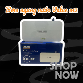 (CHÍNH HÃNG) Máy bơm xả nước thải máy lạnh điều hoà Value M2 12 mét- Bơm thoát nước ngưng M2