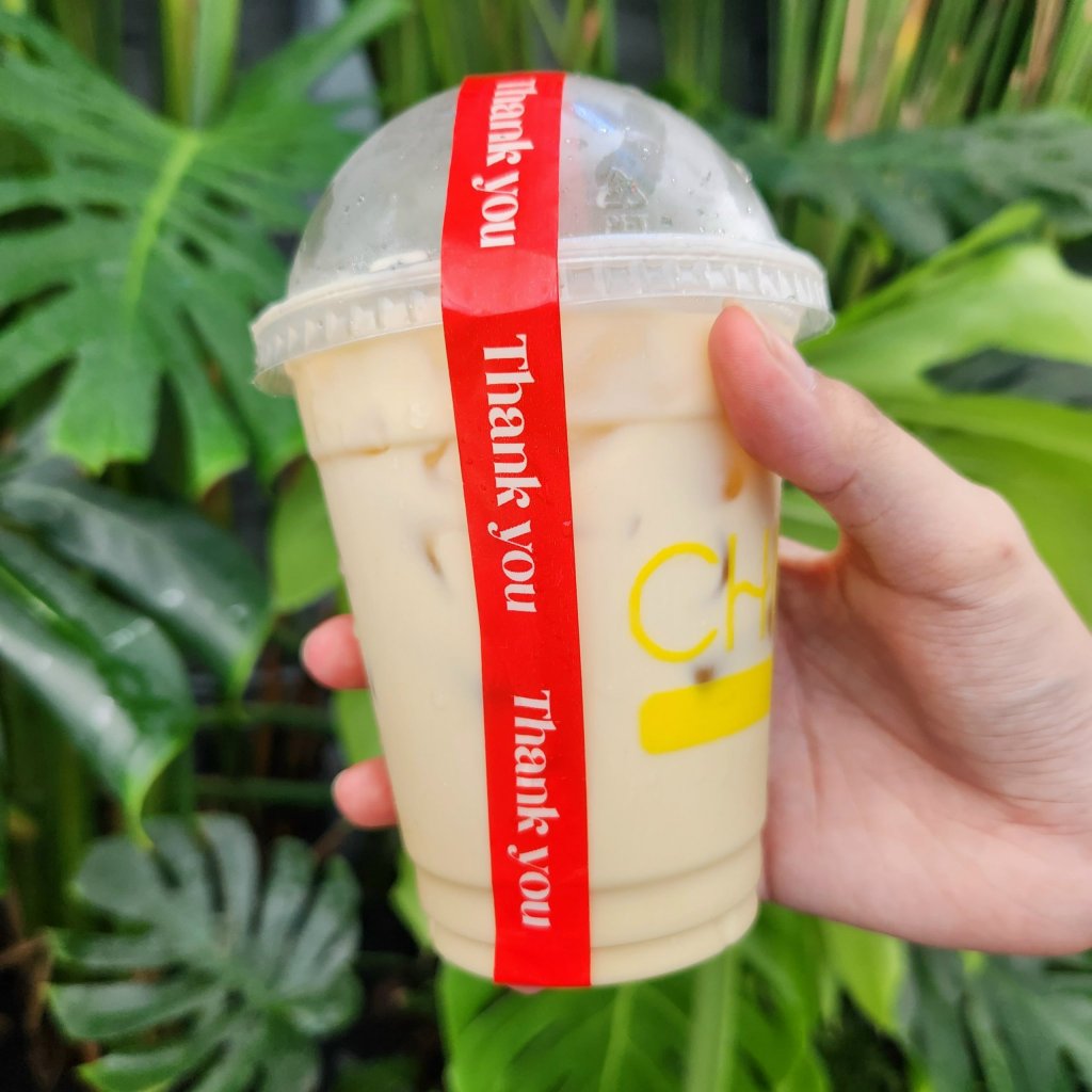 Băng Keo Thank You Dán Nắp Ly Cà Phê, Băng Keo Dán Nắp Hộp, Băng Keo Dán Niêm Phong Sản Phẩm - 1 Cuộn Dài 60m