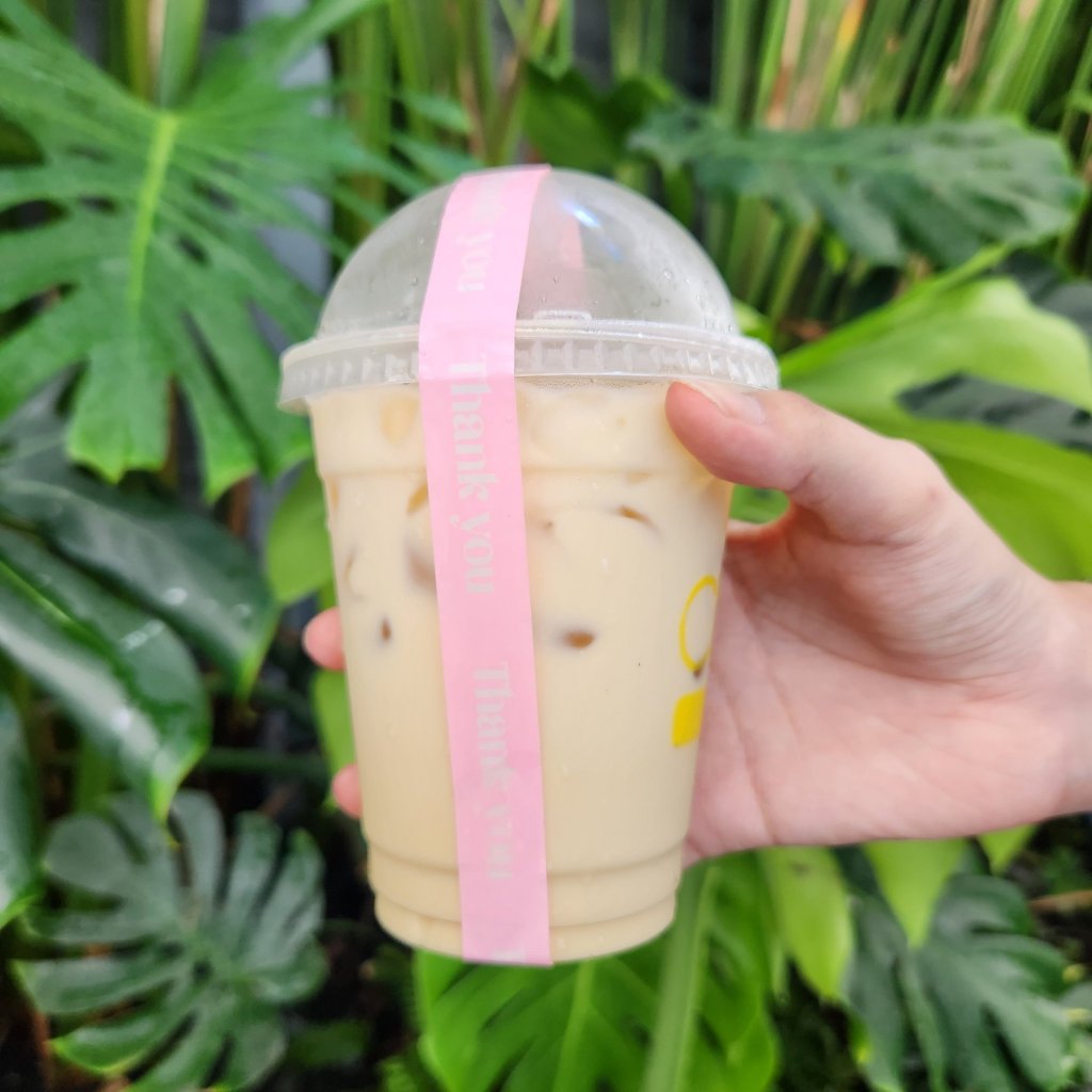 Băng Keo Thank You Dán Nắp Ly Cà Phê, Băng Keo Dán Nắp Hộp, Băng Keo Dán Niêm Phong Sản Phẩm - 1 Cuộn Dài 60m