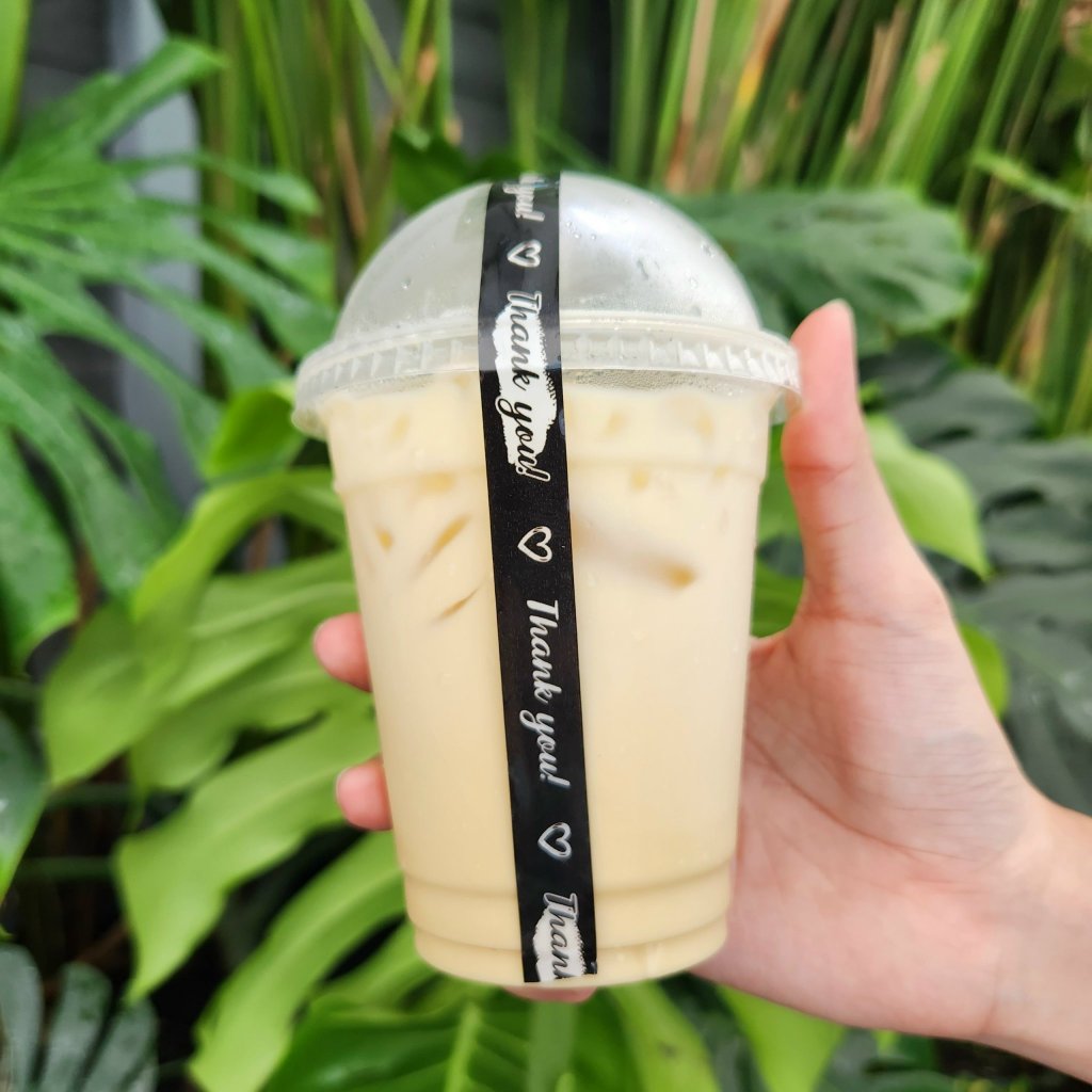 Băng Keo Thank You Dán Nắp Ly Cà Phê, Băng Keo Dán Nắp Hộp, Băng Keo Dán Niêm Phong Sản Phẩm - 1 Cuộn Dài 60m