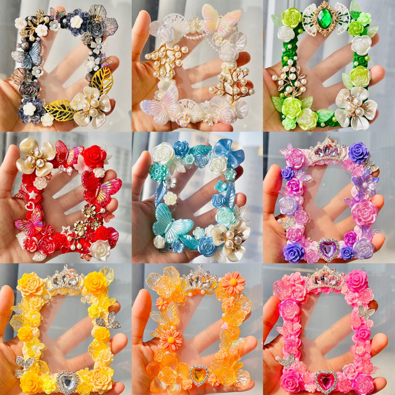 Topdecor kem keo TẠP HOÁ BÉ PINK có đính charm kim loại