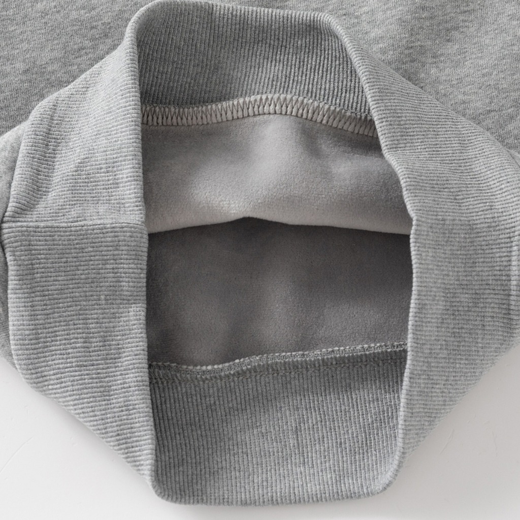 Bộ nỉ lót nhung bé trai WELLKIDS dài tay họa tiết gấu phong cách Hàn quốc mẫu mới 2023