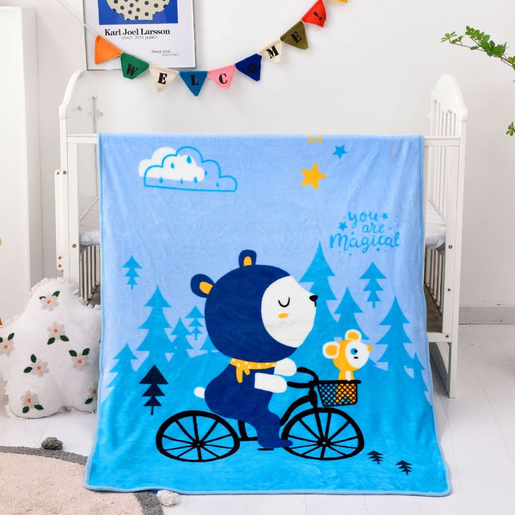 Chăn lông tuyết cho bé size 100 X140cm