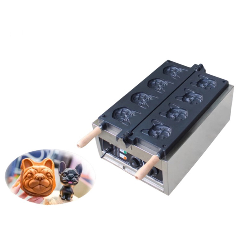 MÁY LÀM BÁNH HÌNH MẶT CHÓ PITBULL, HÌNH ĐỘNG SĂN