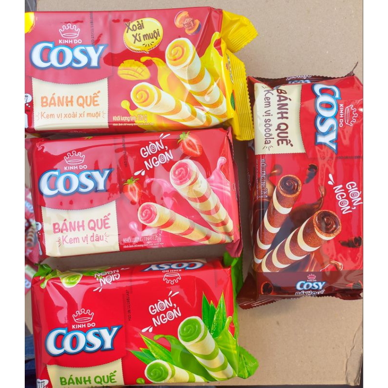 Bánh Quế Kem Cosy gói Thập Cẩm 117.6gam