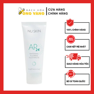 Kem đánh răng nuskin ap24 whitening fluoride toothpaste 110g‎ ☘ free ship ☘