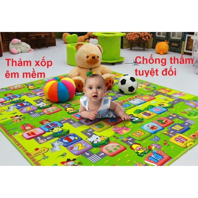 Thảm xốp 2 mặt cho bé