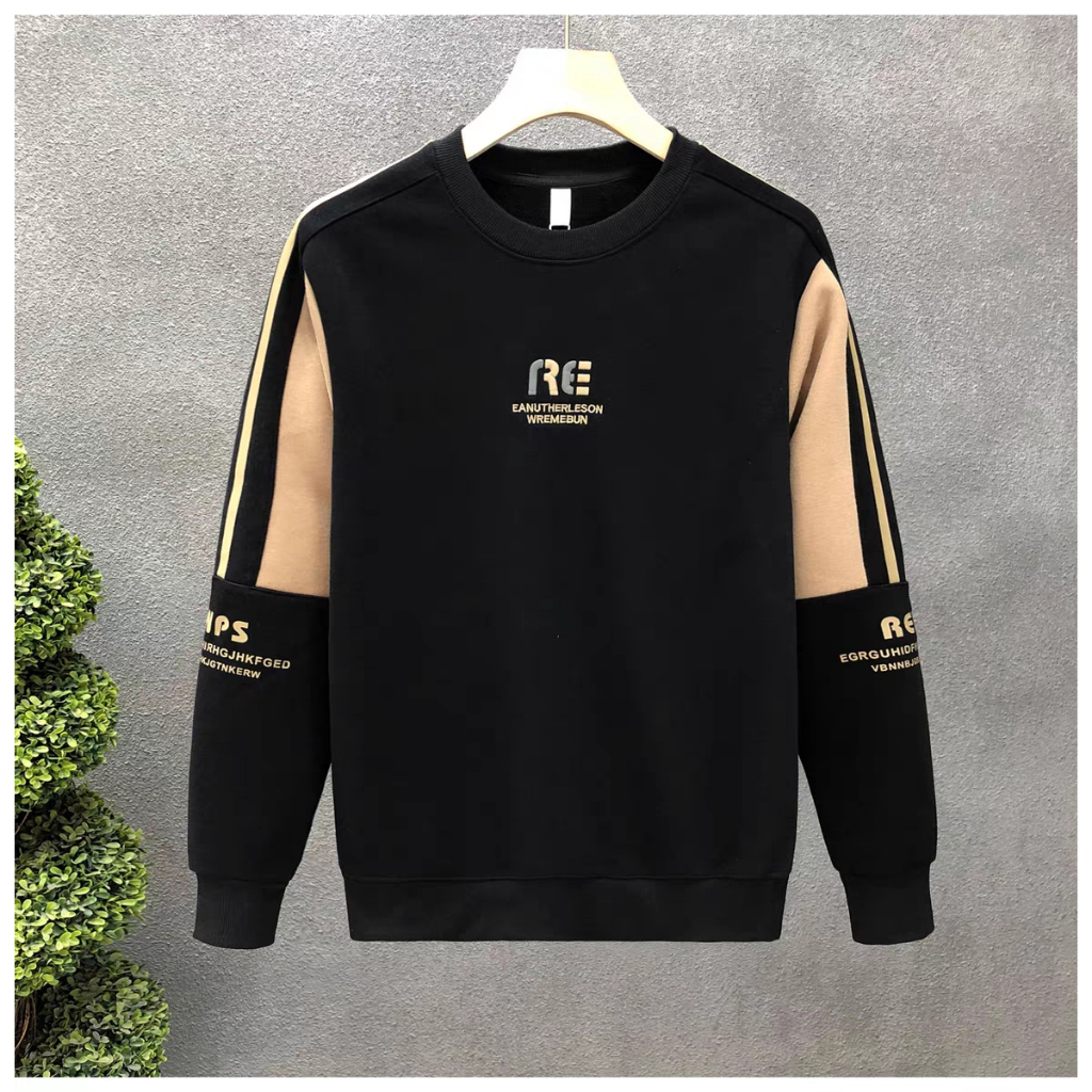 Áo sweater nam nữ quảng châu, áo thun nỉ local brand dài tay form rộng