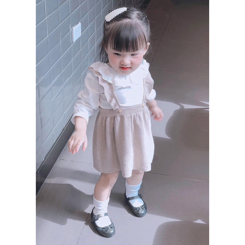 Áo nỉ dày dặn bèo siêu xinh cho bé gái
