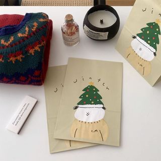 B5-5B Túi giấy Giáng sinh đựng hoa đựng quà noel