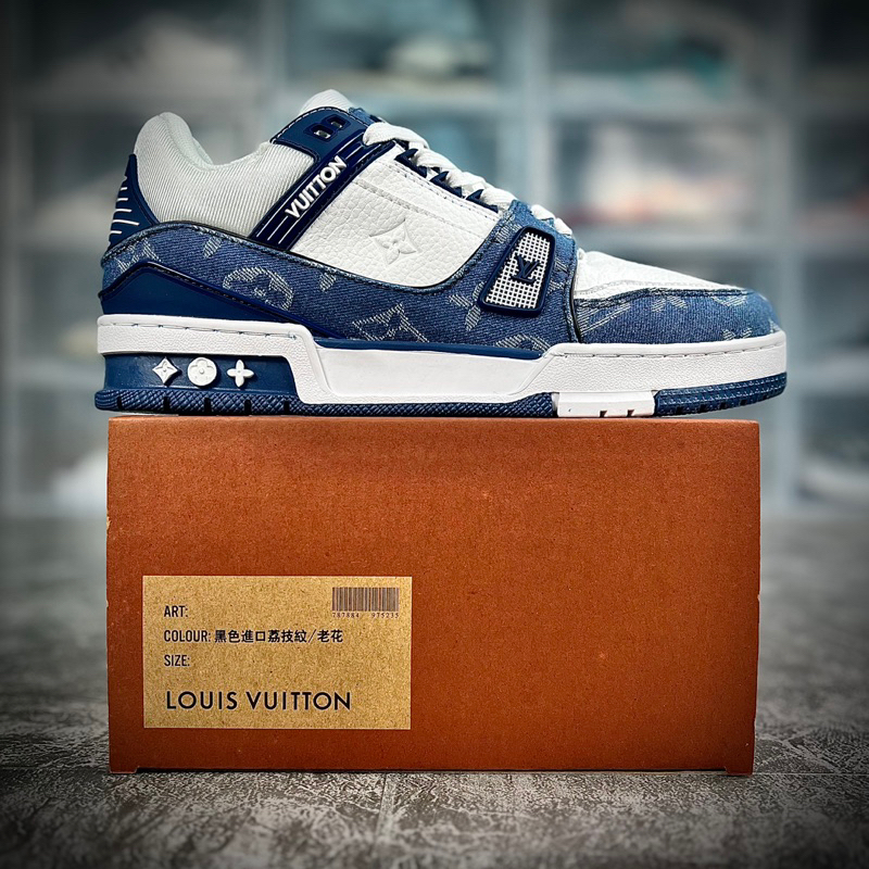 Giày sneaker LV Trainer Xanh Dương