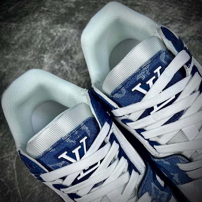 Giày sneaker LV Trainer Xanh Dương