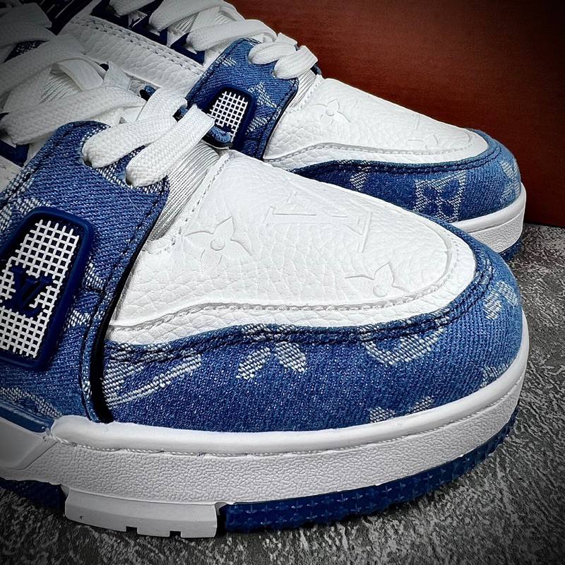 Giày sneaker LV Trainer Xanh Dương