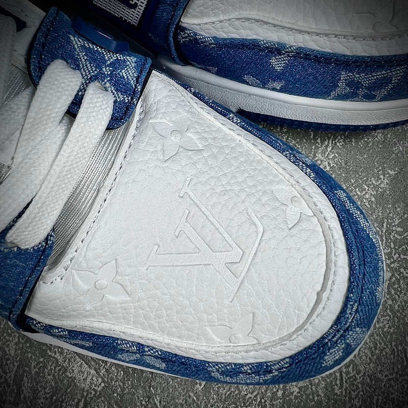 Giày sneaker LV Trainer Xanh Dương