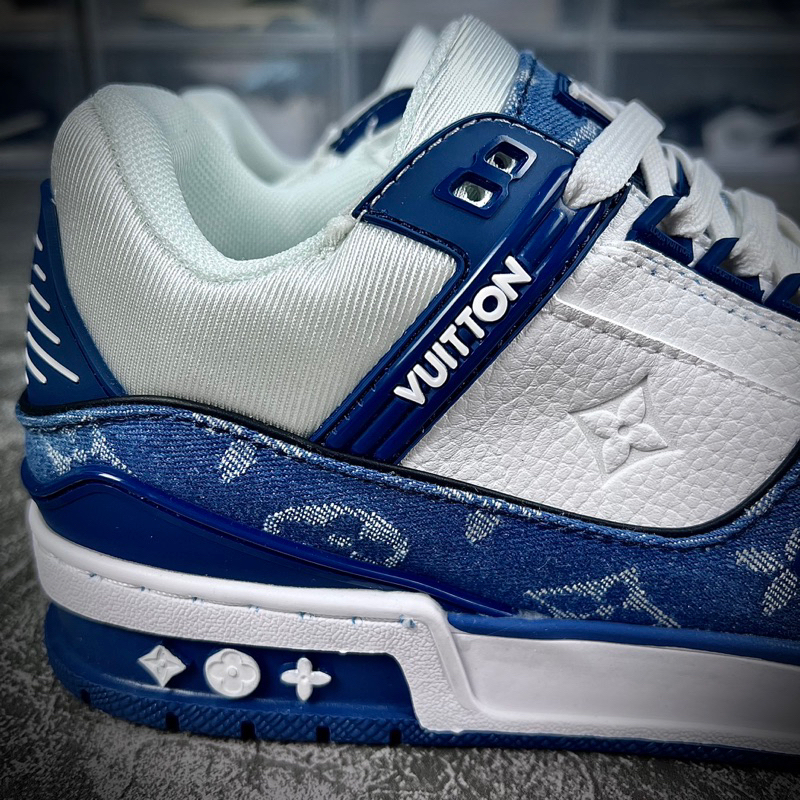 Giày sneaker LV Trainer Xanh Dương