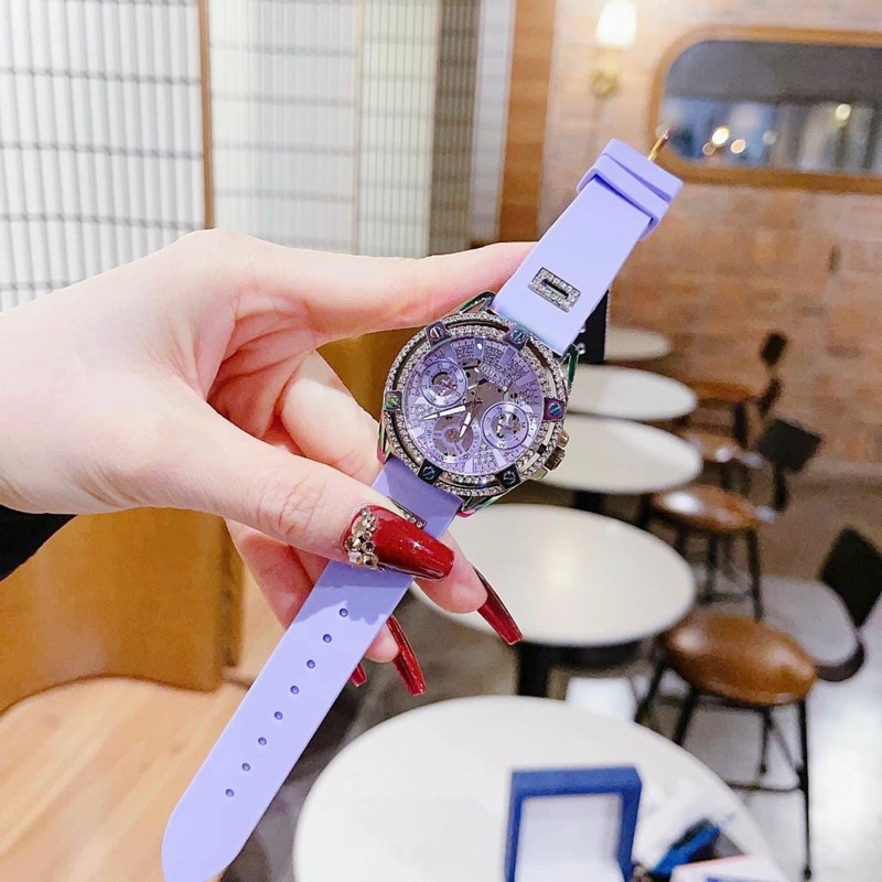 [Authentic) Đồng Hồ Nữ Guess GW0536L5, GW0536 L1, GW0536L3, GW0536L4, GW0536L2 Mặt Tròn Siz 39mm