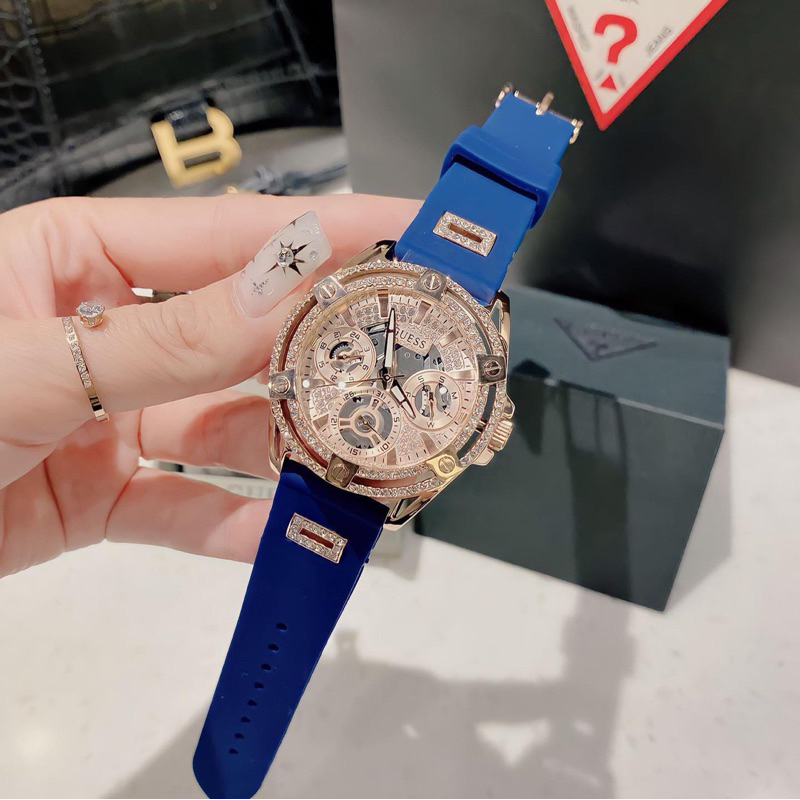 [Authentic) Đồng Hồ Nữ Guess GW0536L5, GW0536 L1, GW0536L3, GW0536L4, GW0536L2 Mặt Tròn Siz 39mm