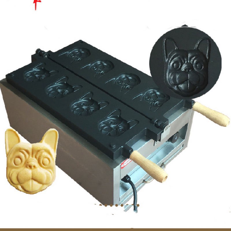 MÁY LÀM BÁNH HÌNH MẶT CHÓ PITBULL, HÌNH ĐỘNG SĂN