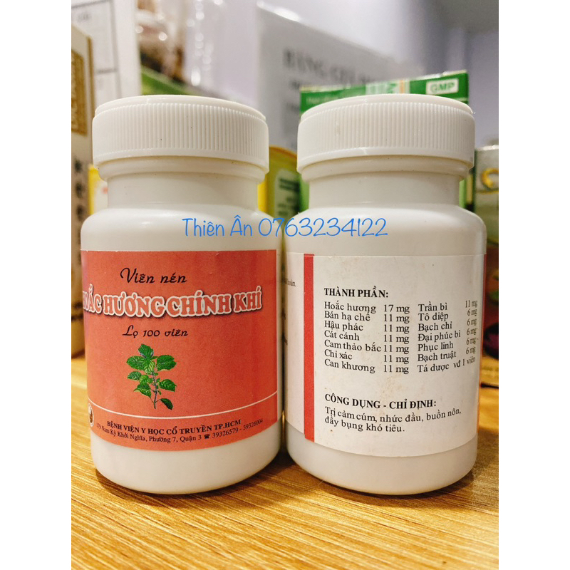 Hoắc Hương Chính Khí - Giải cảm - Giảm đau đầu do cảm