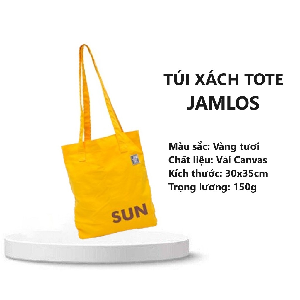 Túi Tote Jamlos Túi Xách Đa Năng Tiện Dụng Jamlos Tote Handbag Daily Yellow