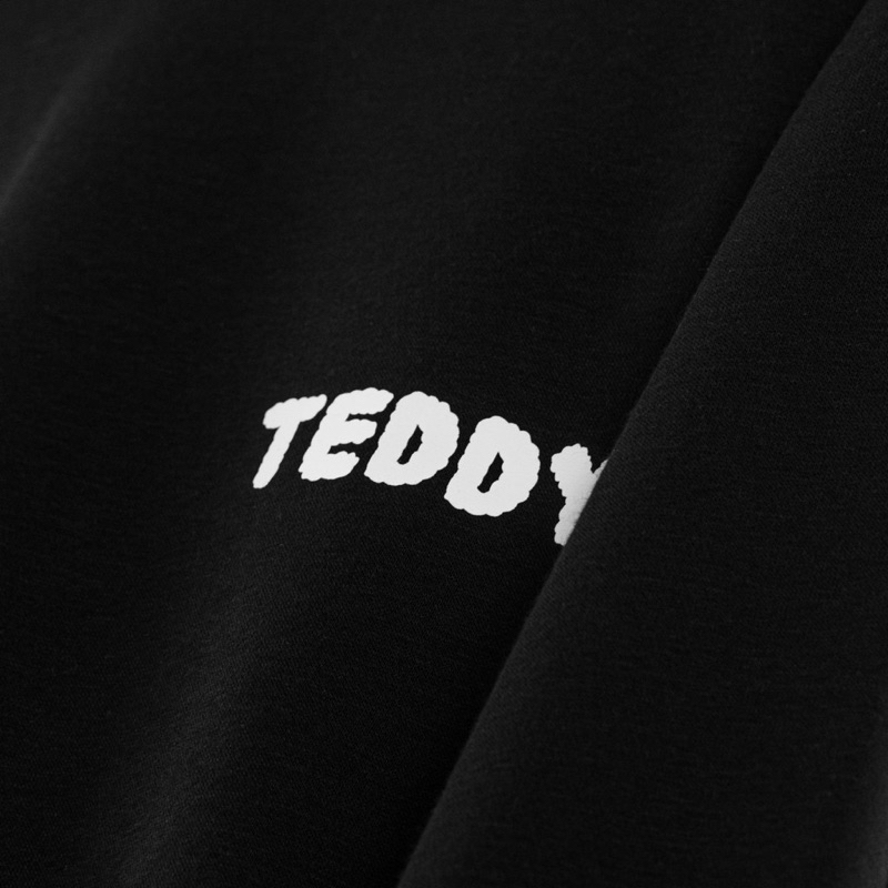 Áo hoodie The Bad God Teddy Maák. Áo nỉ bông mũ hai lớp dày dặn in hình gấu teddy đeo khẩu trang đẹp, áo nỉ nam nữ