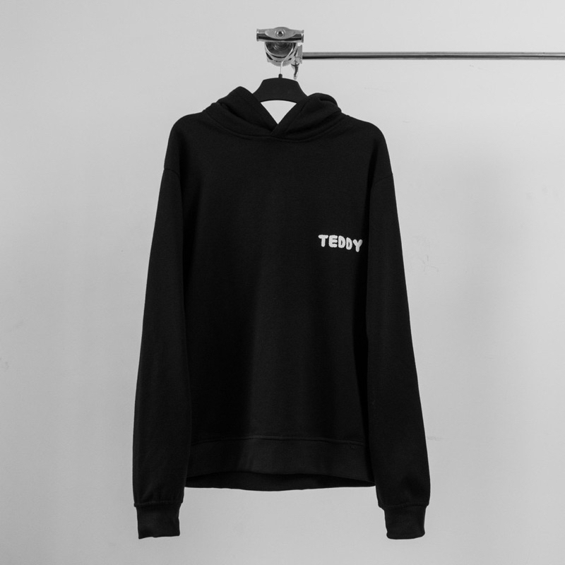 Áo hoodie The Bad God Teddy Maák. Áo nỉ bông mũ hai lớp dày dặn in hình gấu teddy đeo khẩu trang đẹp, áo nỉ nam nữ